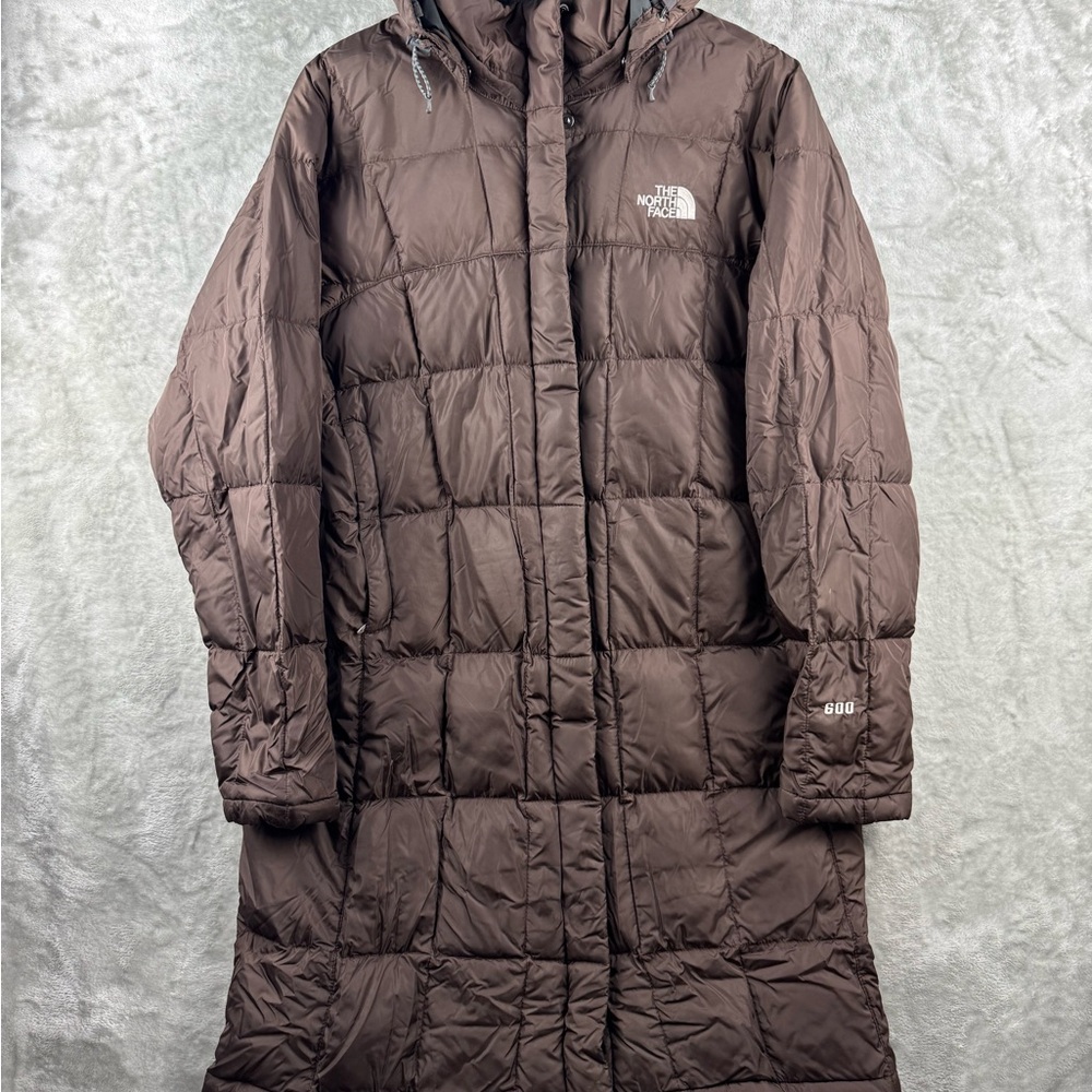 The North Face Long Metropolis‎ 600 Down Hooded Jacket Parka Womens Medium
